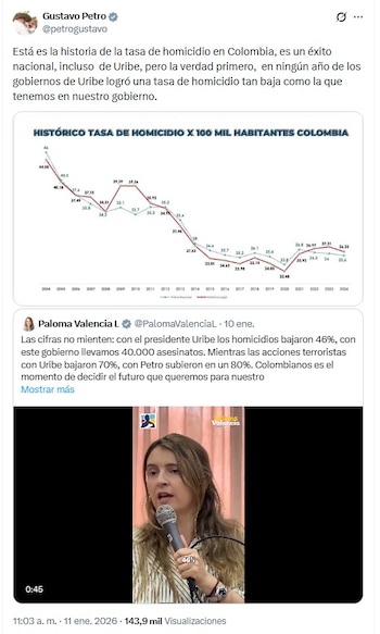 Este fue el cruce en