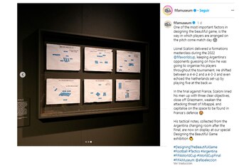 El posteo del Museo FIFA