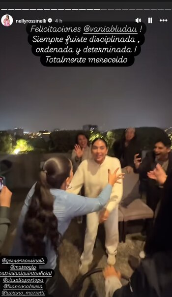 Nelly Rossinelli respaldó la victoria
