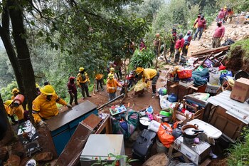 Operativo interinstitucional en Los Dinamos. Foto: Jefatura de Gobierno
