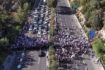 El bloqueo de la autopista
