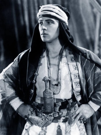 El italiano en "El Sheik"