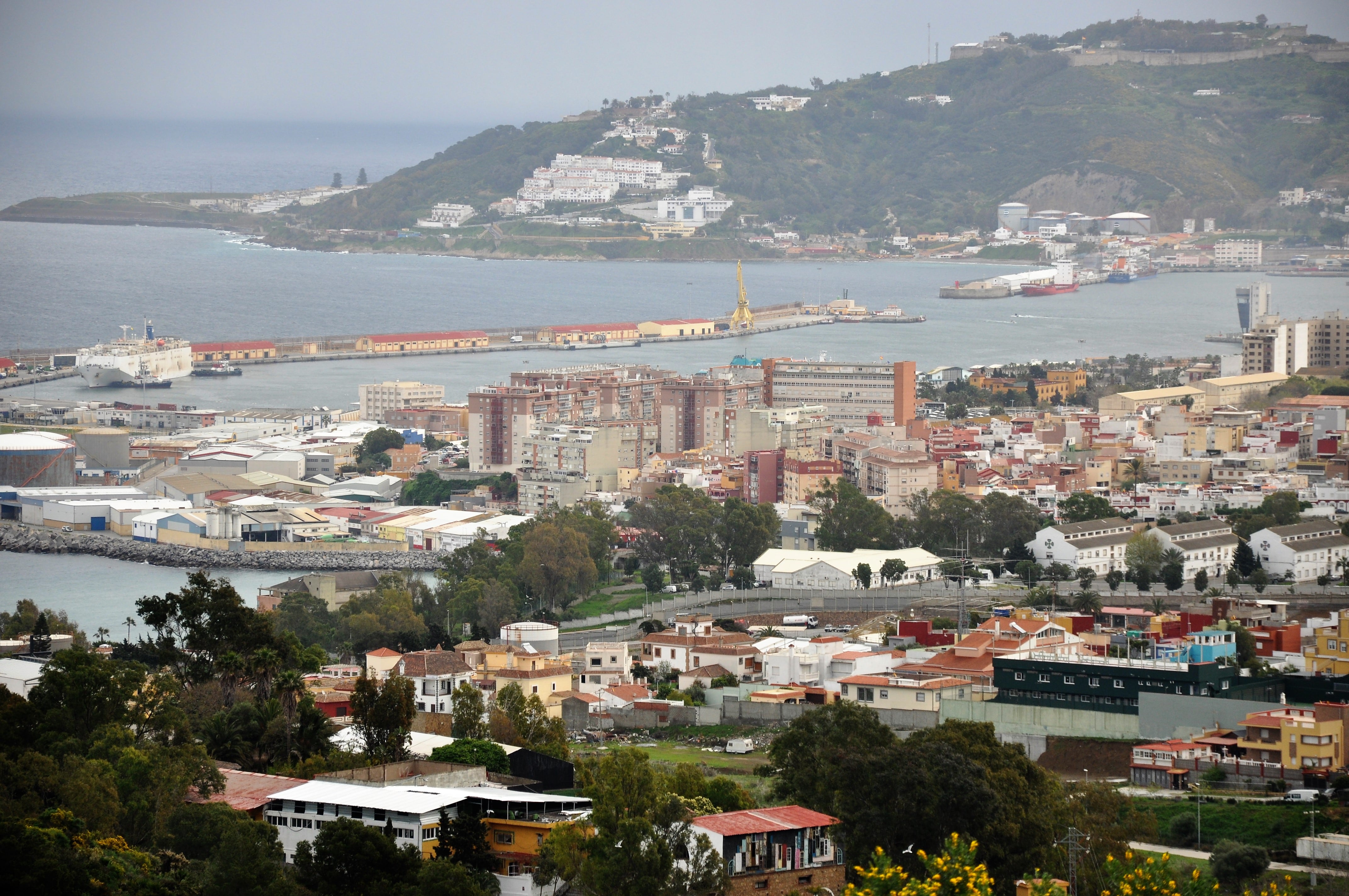 El puerto de Ceuta (Wikimedia Commons)