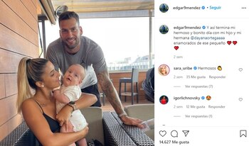 Post en Instagram de Édgar