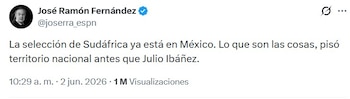Joserra publicó un polémico tuit por la liberación de Julio Ibáñez.