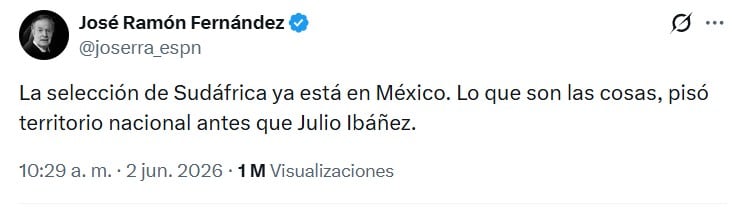 Joserra publicó un polémico tuit por la liberación de Julio Ibáñez.
