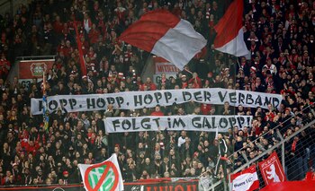 Las pancartas de los fanáticos