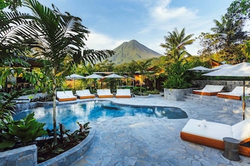 Nayara Gardens, ubicado en las cercanías del Parque Nacional Volcán Arenal, incluido entre los cien mejores del mundo. Crédito: I-Escape