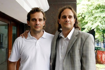 Los mellizos, cuando fueron a