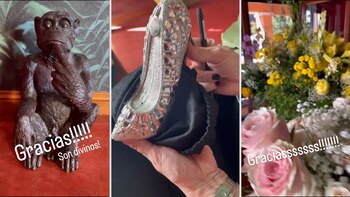 Los regalos que recibió Susana