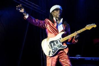 El guitarrista Nile Rodgers, productor