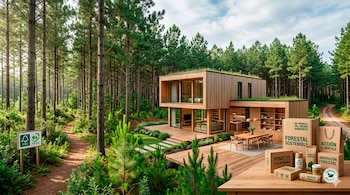 La madera es un material que, además de ser renovable, puede actuar como una reserva de carbono a largo plazo