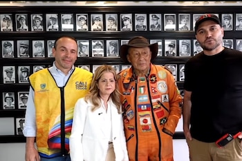 La gestión local del alcalde Alejandro Eder facilitó la incorporación de los Topos Azteca a las labores de búsqueda en Cali. (Instagram/)
