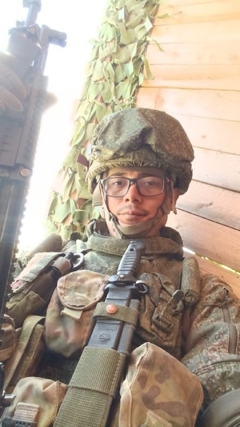 El guatemalteco Carlos Alfredo González se encuentra en calidad de desaparecido tras ser enviado al frente de combate en la guerra entre Rusia y Ucrania (Cortesía).