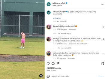 Adrián Marcelo compartió una publicación
