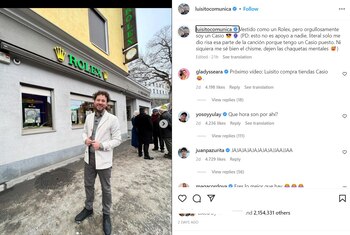 Luisito Comunica usa un Casio