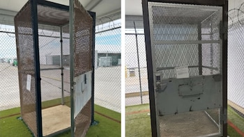 Jaulas metálicas en "Alligator Alcatraz": el informe del DHS que documentó las condiciones de detención de migrantes en Florida