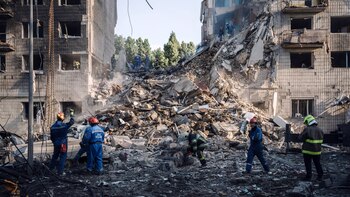 Rescue services search for victims