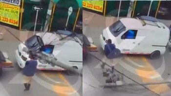 Video: hombre estuvo a segundos