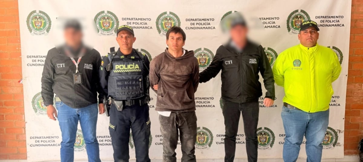 Diego Armando Rodríguez Mantilla fue capturado en vía pública de Ubaté y enviado a prisión mientras avanza el proceso por el presunto homicidio. - crédito Fiscalía