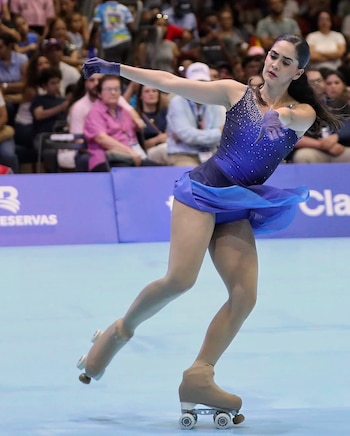 María Paulina Pérez Gómez es internacional para Colombia en patinaje artístico desde 2024 - crédito Comité Olímpico Colombiano