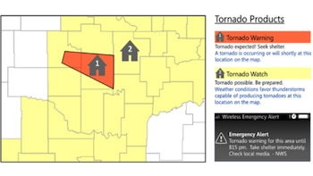 Un diagrama meteorológico detalla las