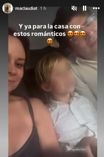 En el clip, grabado dos