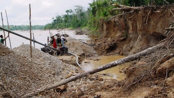 La minería ilegal puede generar