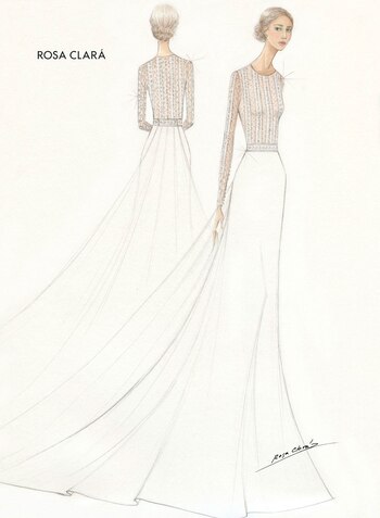 El boceto de Rosa Clará