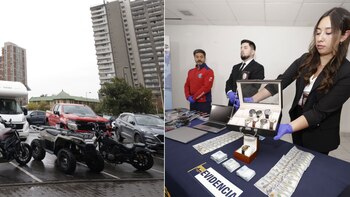 La banda exportaba productos a