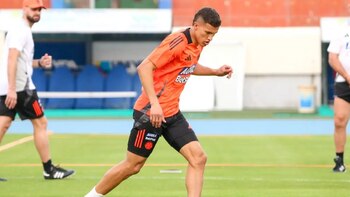 Nelson Deossa no ha debutado, de forma oficial, con la selección Colombia. Su convocatoria más reciente fue en octubre de 2024 - crédito Federación Colombiana de Fútbol