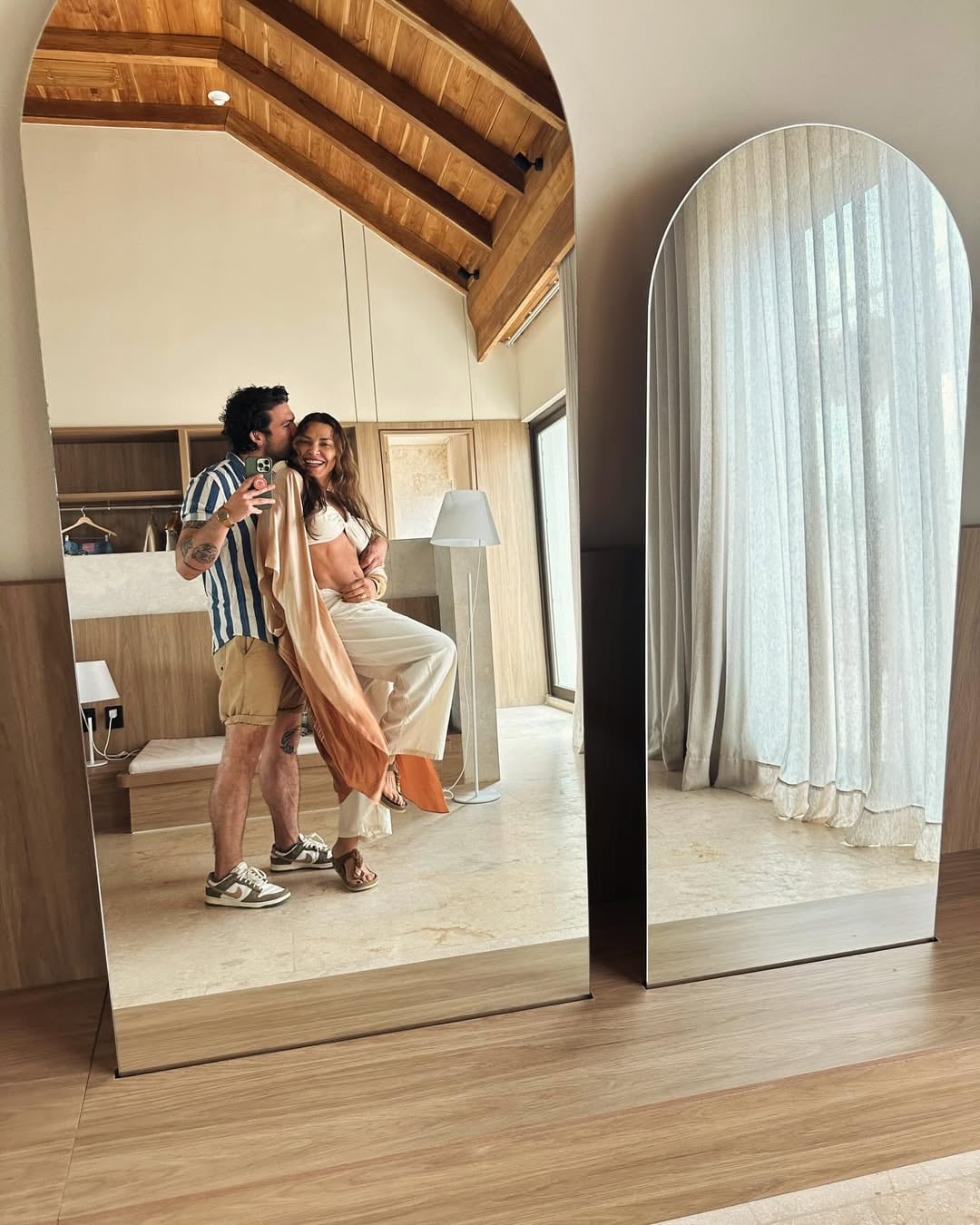 Tras su separación, Katherine Porto encontró en Santiago Carvajal una nueva oportunidad de ser feliz - crédito @santiisfound/Instagram