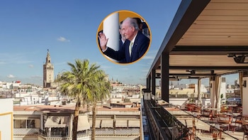 Una antigua casa-palacio del siglo XVIII, patio andaluz y vistas a la Giralda: el espectacular hotel que ha elegido el rey Juan Carlos en Sevilla