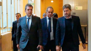 Sergio Massa, Daniel Scioli, y