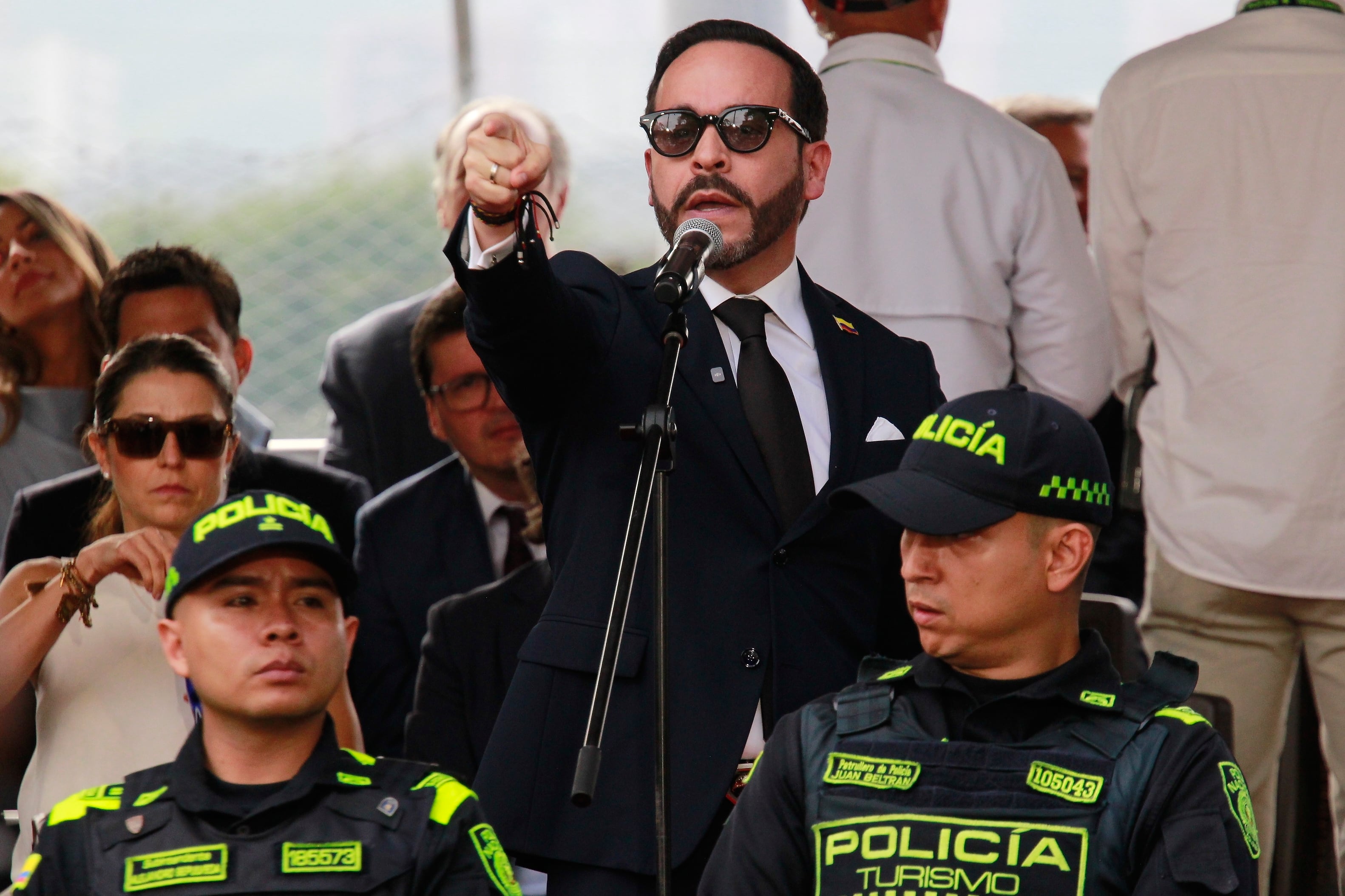 La gobernadora Adriana Matiz confirmó la presencia del presidente electo y la primera dama entrante en los actos del Empalme Territorial y el Encuentro Nacional de Ediles en Ibagué - crédito Miguel Ángel López/AP