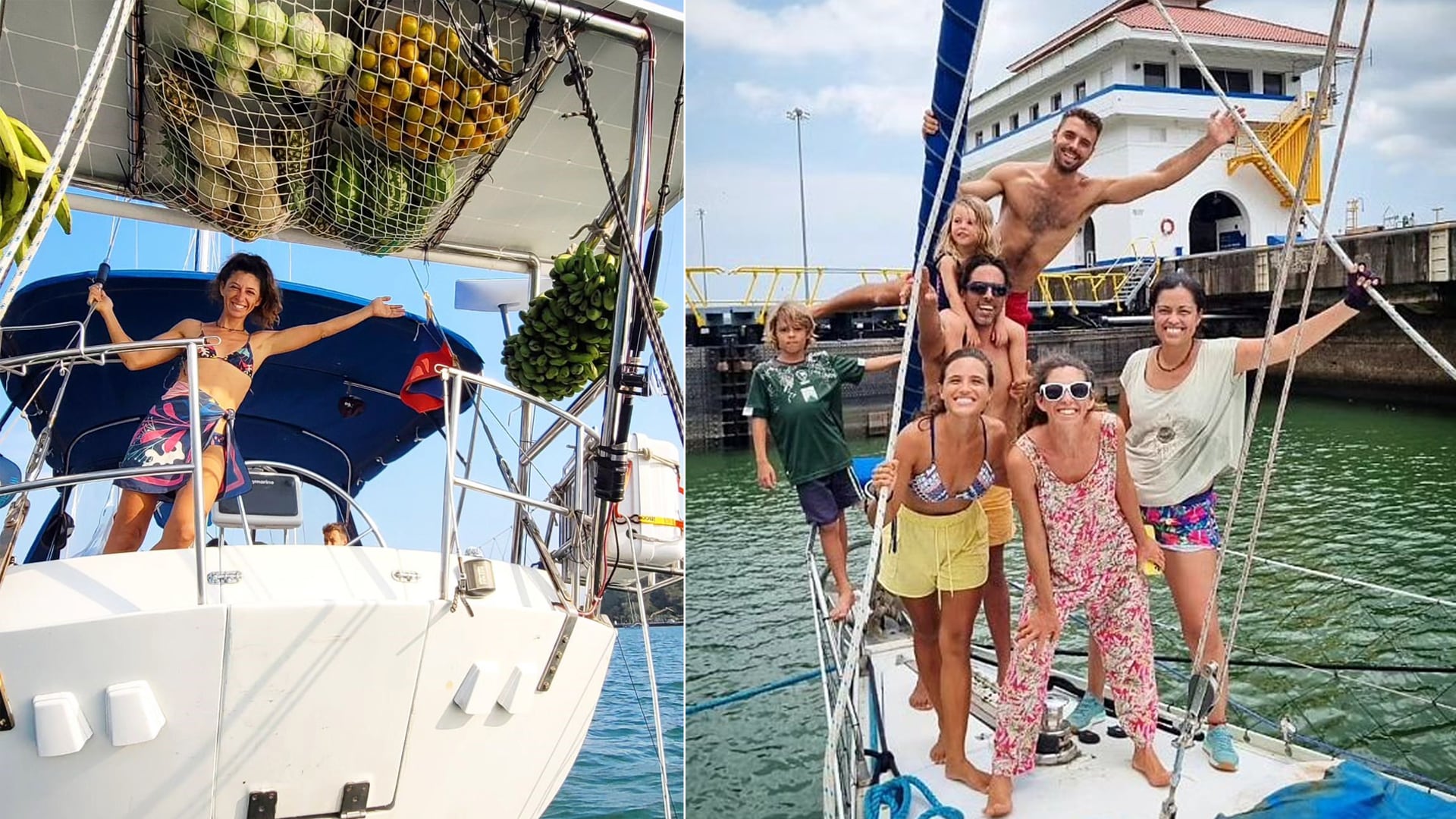 La estadía familiar en Brasil se prolongó durante cinco años y allí nació su segunda hija en plena pandemia (@el_barco_amarillo)