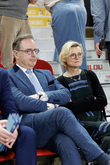 El primer ministro de Bélgica, Bart De Wever, y su esposa, Veerle Hegge, en una imagen de archivo (Grosby)