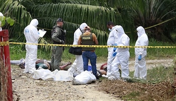 Masacre en la vereda Santa