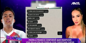 Pamela López exhibe nuevos chats