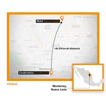 En el motel Nueva Castilla fue encontrado el cuerpo sin vida de Debanhi Escobar. Este jueves se informó sobre el hallazgo de una identificación de la joven en los Condominios Constitución