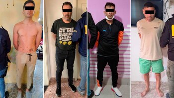 Los cuatro detenidos