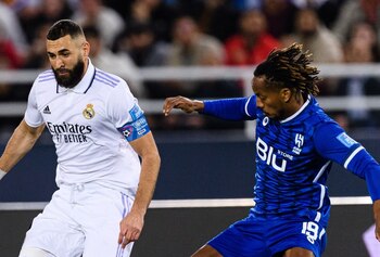 Karim Benzema y André Carrillo