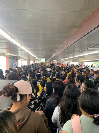 Las personas se desesperan al