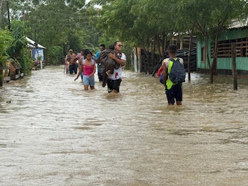 Las lluvias no cesaran durante