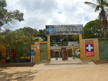 Hospital de Nazareth en La Guajira, señalado en la denuncia por presunta participación de funcionarios en actividades políticas en zonas rurales. - crédito Hospital de Nazareth