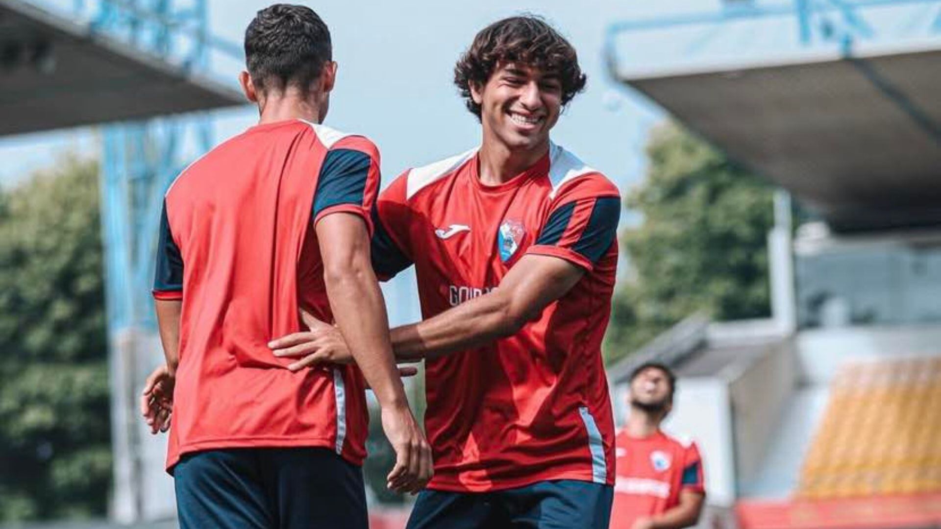 Bassco Soyer durante sus entrenamientos con Gil Vicente. - Crédito: Difusión