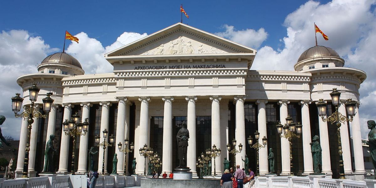 Museo Arqueológico de la República de Macedonia del Norte, ubicado en Skopie (REUTERS)
