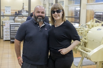 Martín Infesta y Sandra Alba