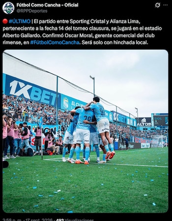 El estadio Alberto Gallardo volverá a acoger un Alianza Lima vs Sporting Cristal luego de una década.
