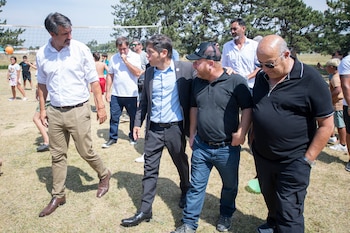 Kicillof se mantiene muy activo